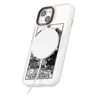 Personalisierte Temperanz-Tarotkarte (Transparent)