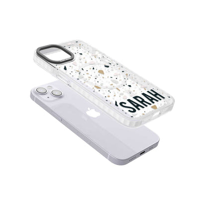 Personalised Terrazzo Blue, Pink, Brown