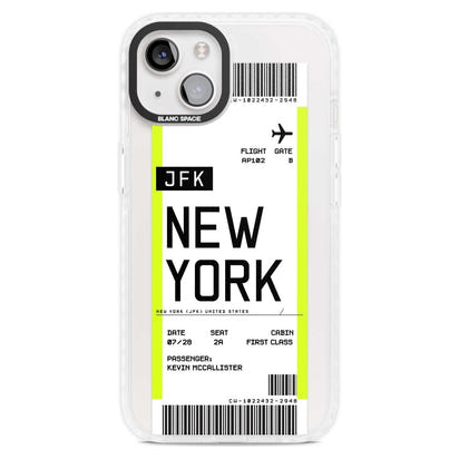 Personalised New York Boarding Pass