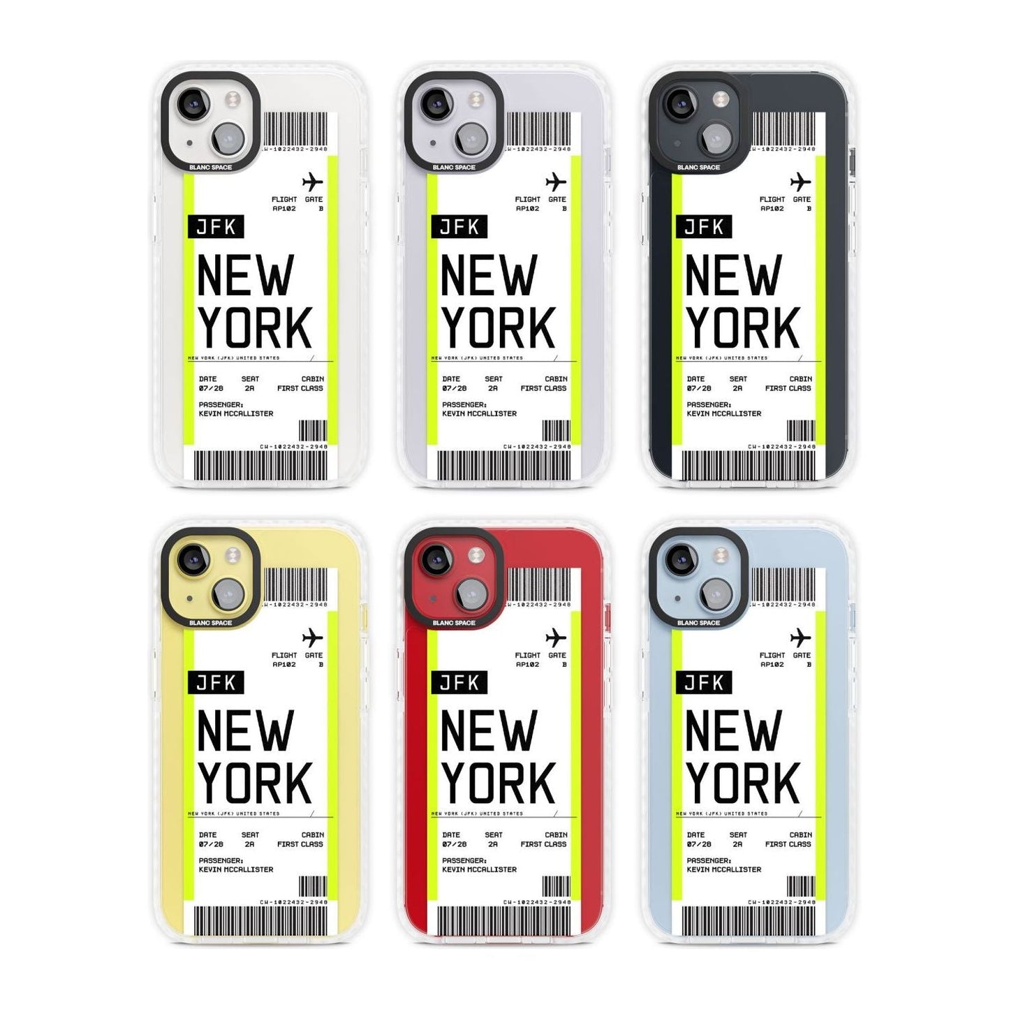 Personalised New York Boarding Pass