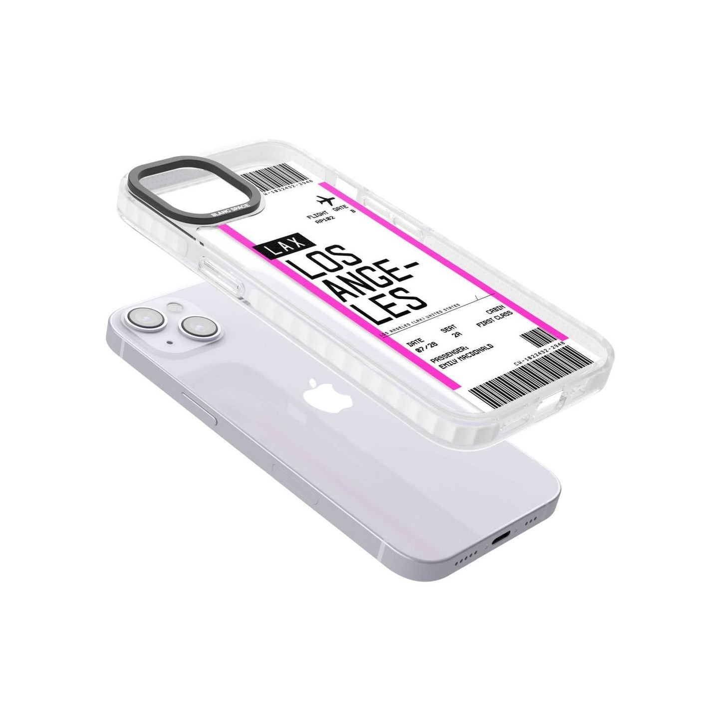 Personalisierte Bordkarte für Los Angeles