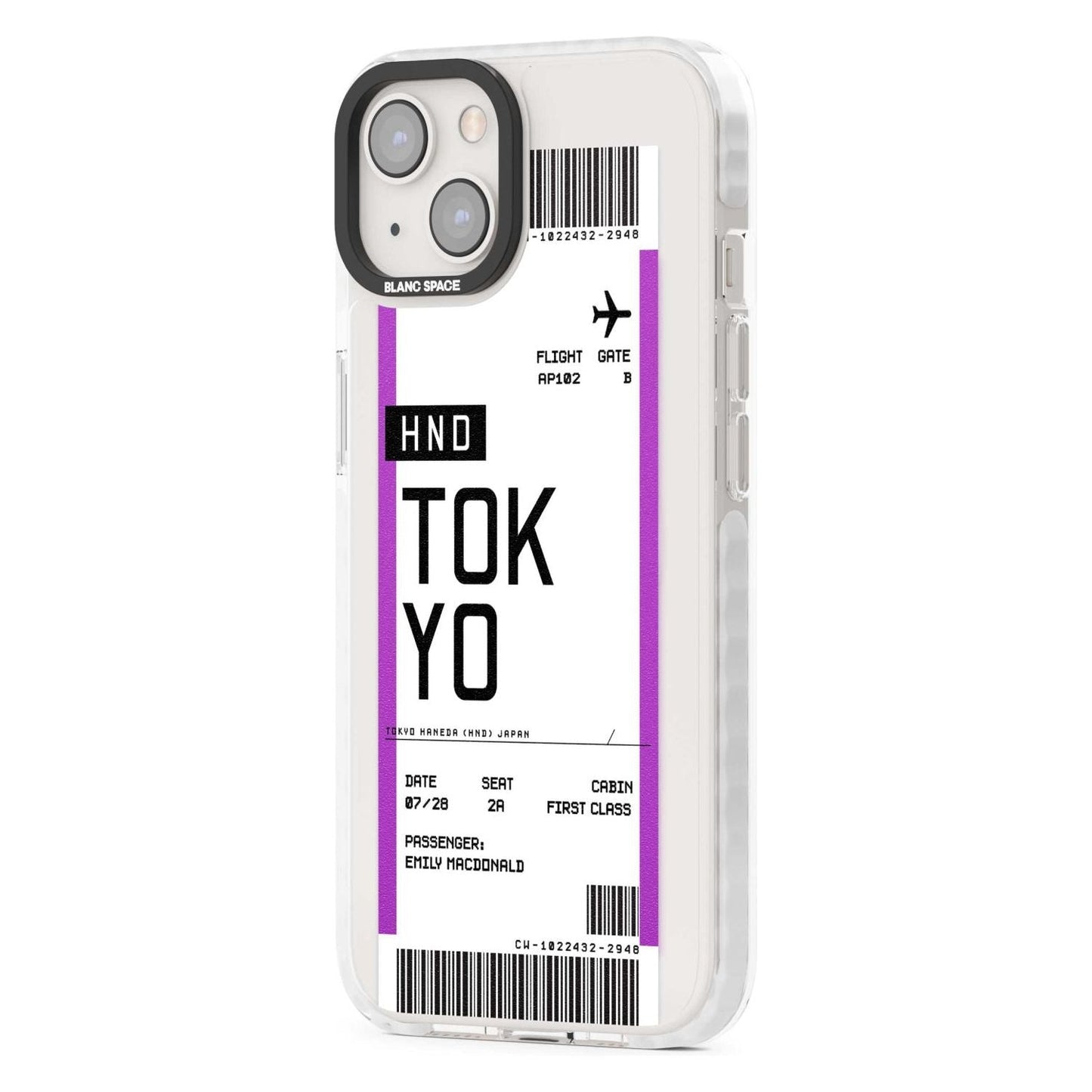 Personalised Tokyo Boarding Pass