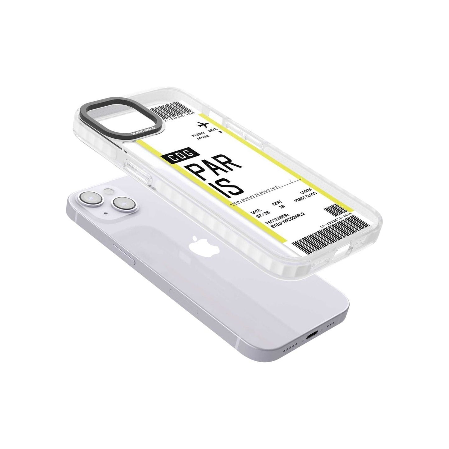 Personalised Paris Boarding Pass