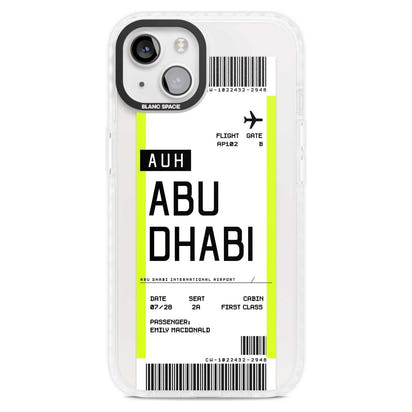 Personalised Abu Dhabi Boarding Pass