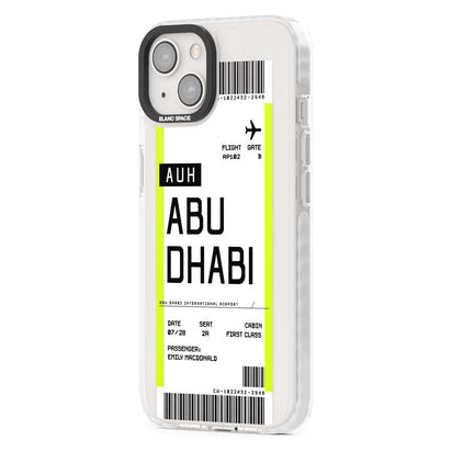 Personalised Abu Dhabi Boarding Pass