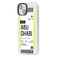 Personalised Abu Dhabi Boarding Pass