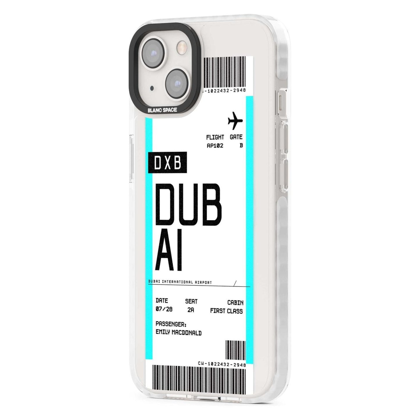 Personalised Dubai Boarding Pass