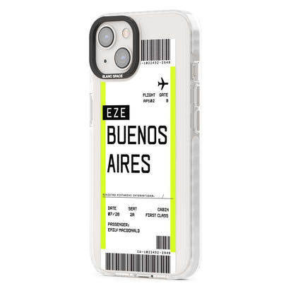 Personalised Buenos Aires Boarding Pass