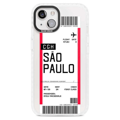 Personalisierte Bordkarte für São Paulo