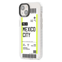 Carte d'embarquement personnalisée pour Mexico