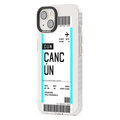 Personalised Cancún Boarding Pass