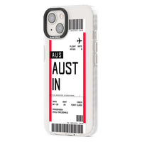Personalised Austin Boarding Pass