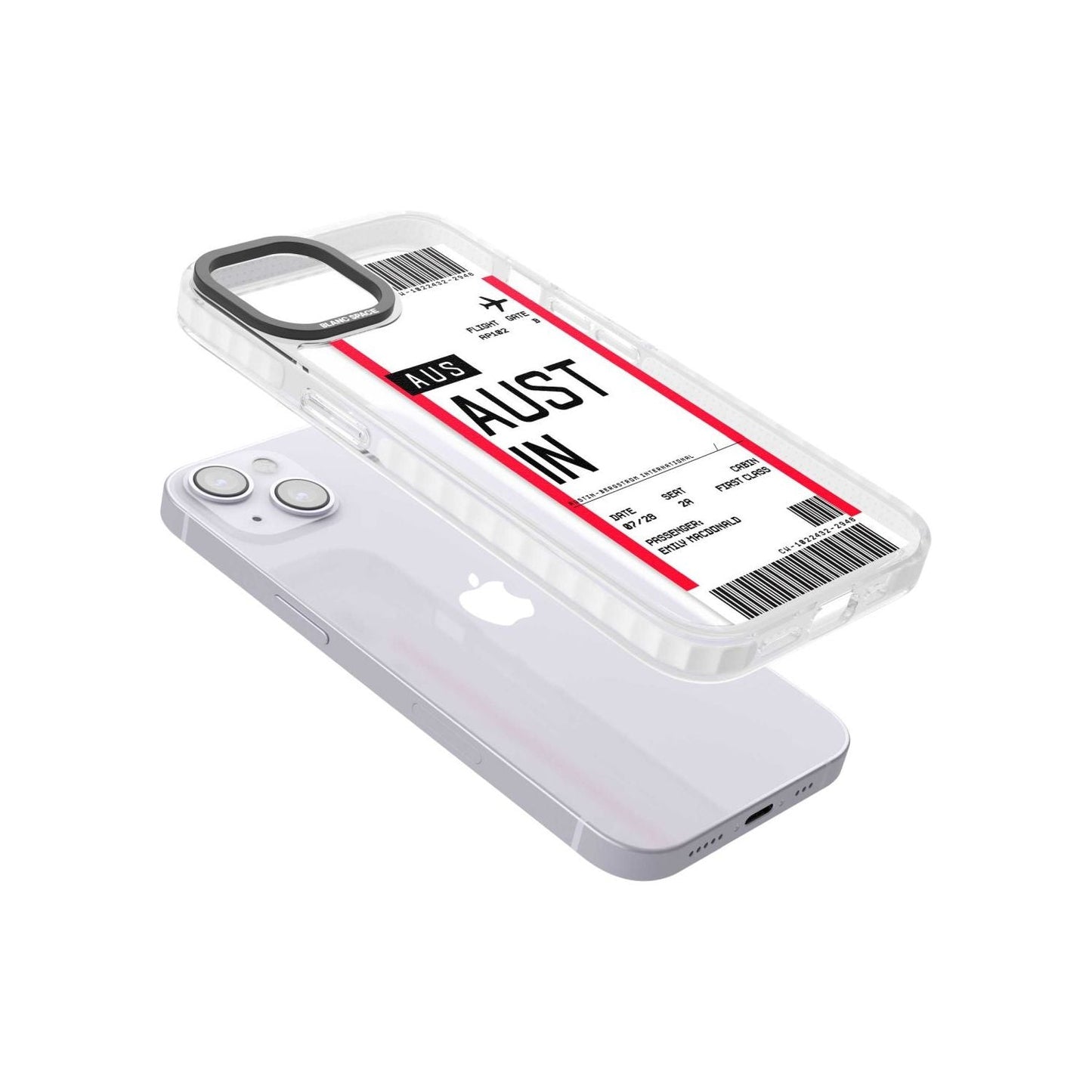 Personalised Austin Boarding Pass