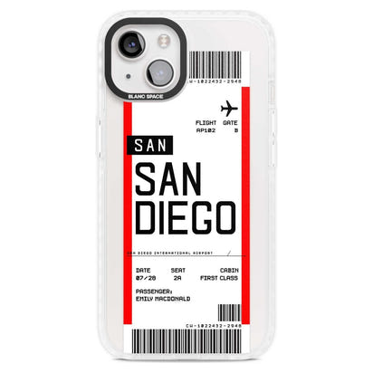 Personalised San Diego Boarding Pass
