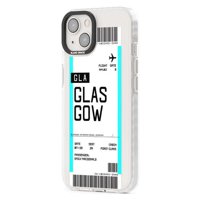 Personalised Glasgow Boarding Pass