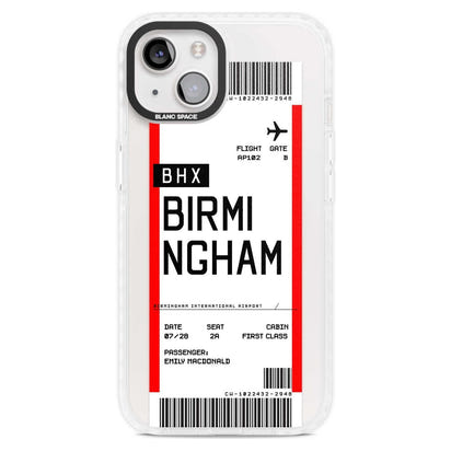Personalised Birmingham Boarding Pass