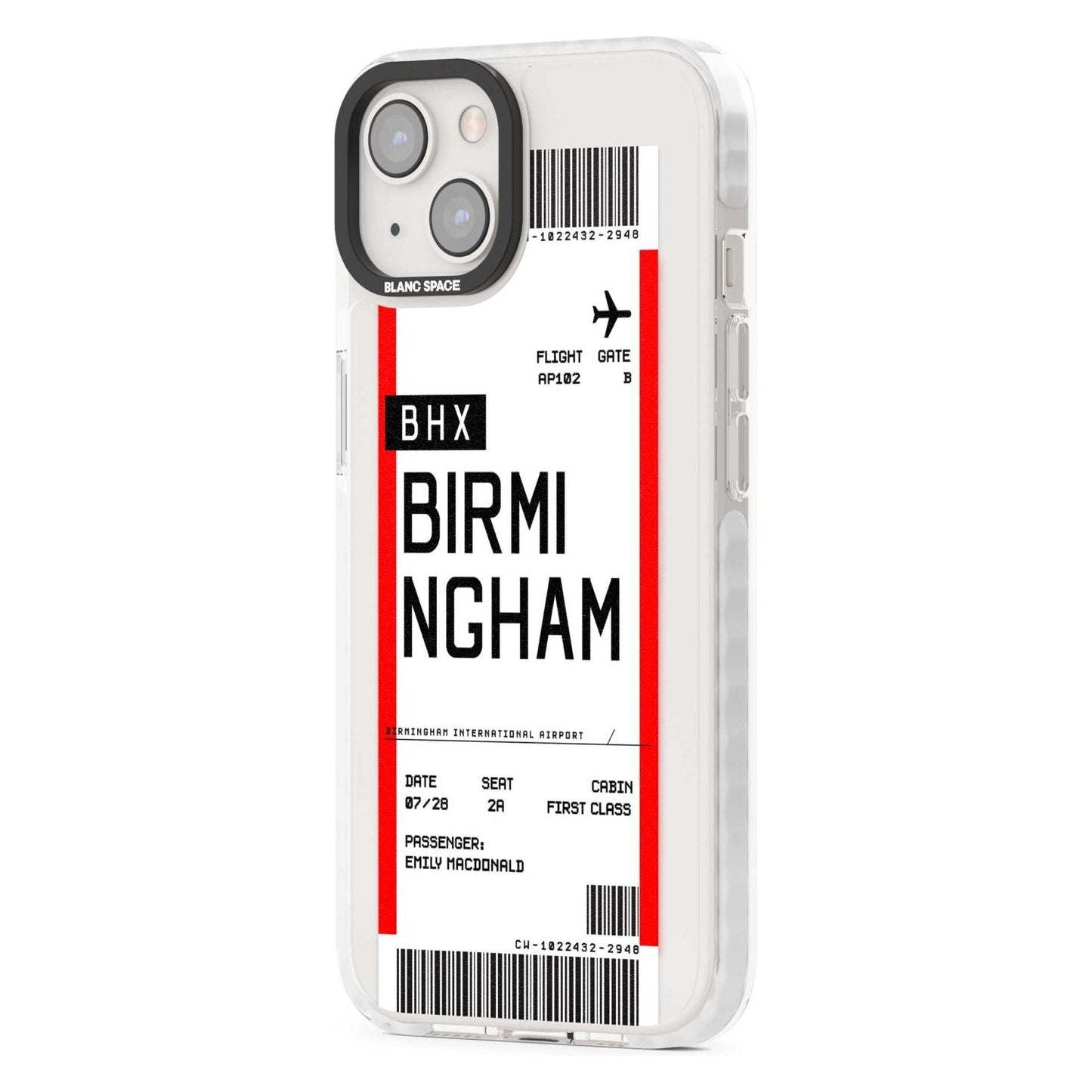 Personalised Birmingham Boarding Pass