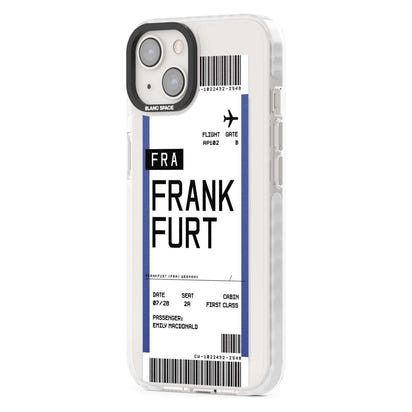 Personalised Frankfurt Boarding Pass