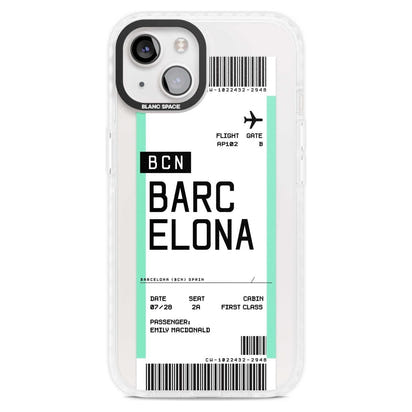 Personalised Barcelona Boarding Pass