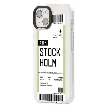 Personalised Stockholm Boarding Pass