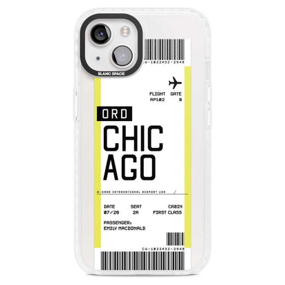 Personalised Chicago Boarding Pass