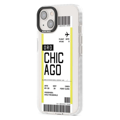 Personalised Chicago Boarding Pass