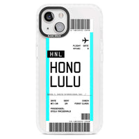 Personalised Honolulu Boarding Pass