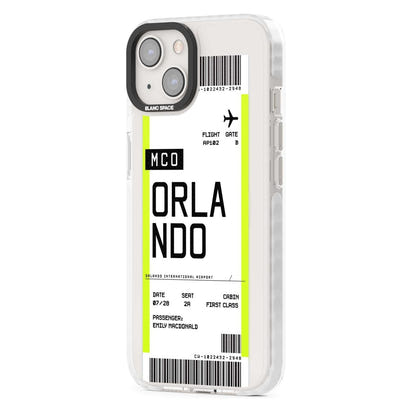 Personalised Orlando Boarding Pass