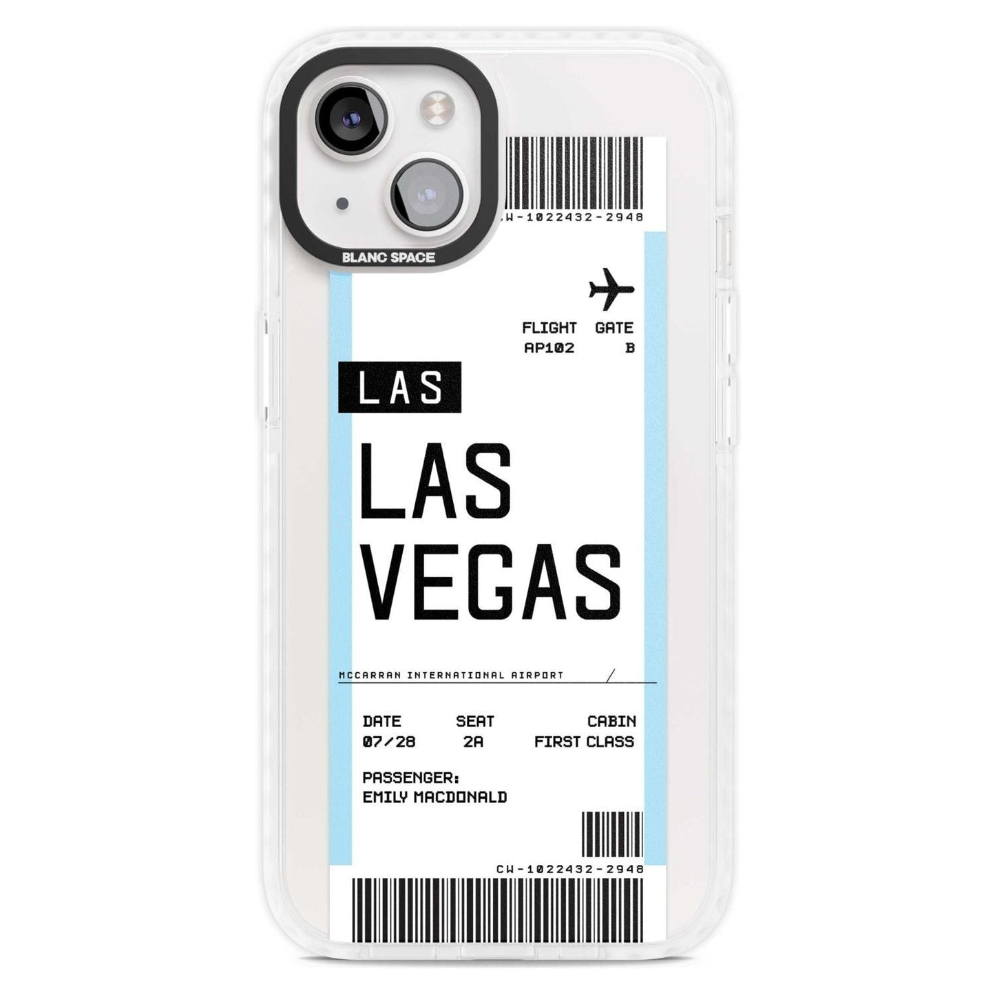 Personalised Las Vegas Boarding Pass
