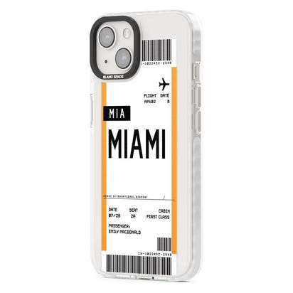 Personalised Miami Boarding Pass