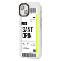Personalisierte Bordkarte für Santorini