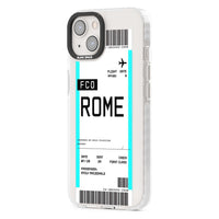 Personalised Rome Boarding Pass