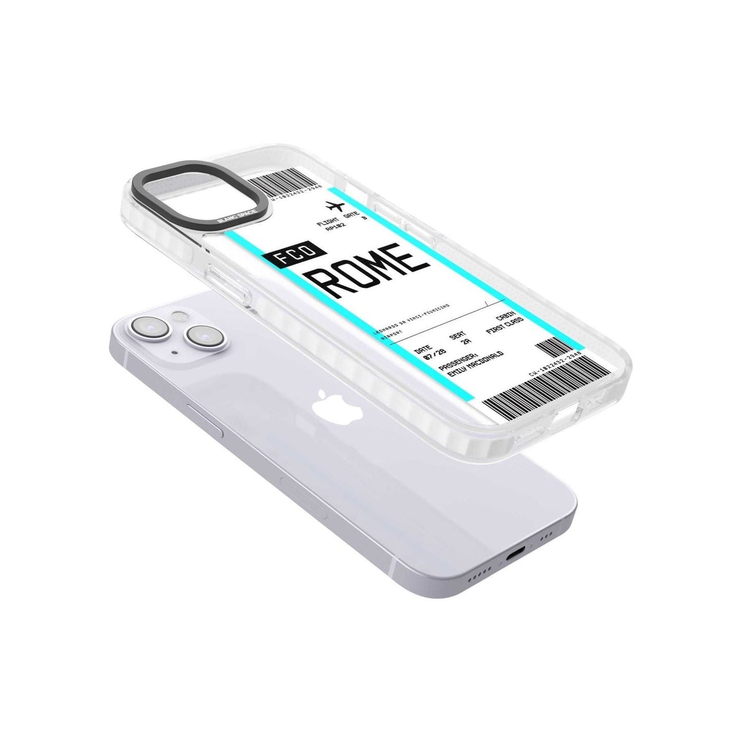 Personalised Rome Boarding Pass