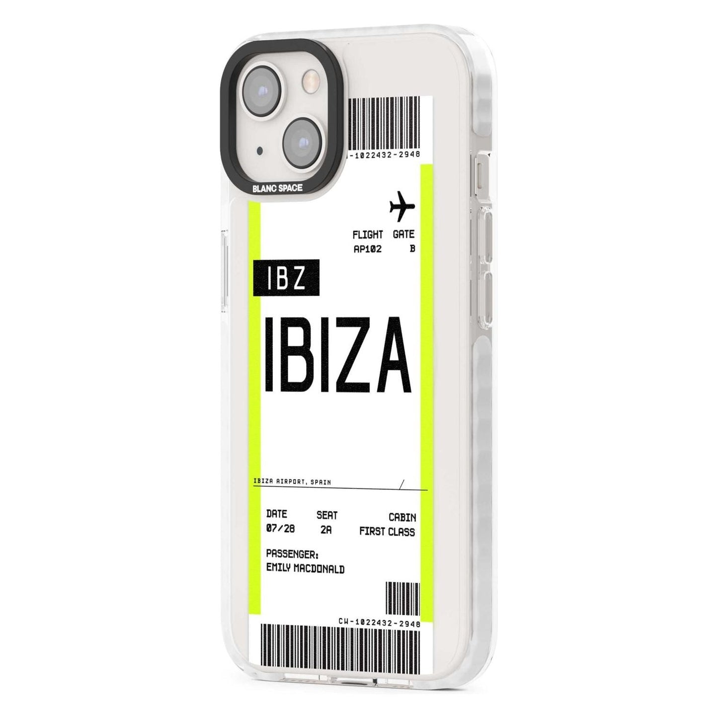 Personalised Ibiza Boarding Pass