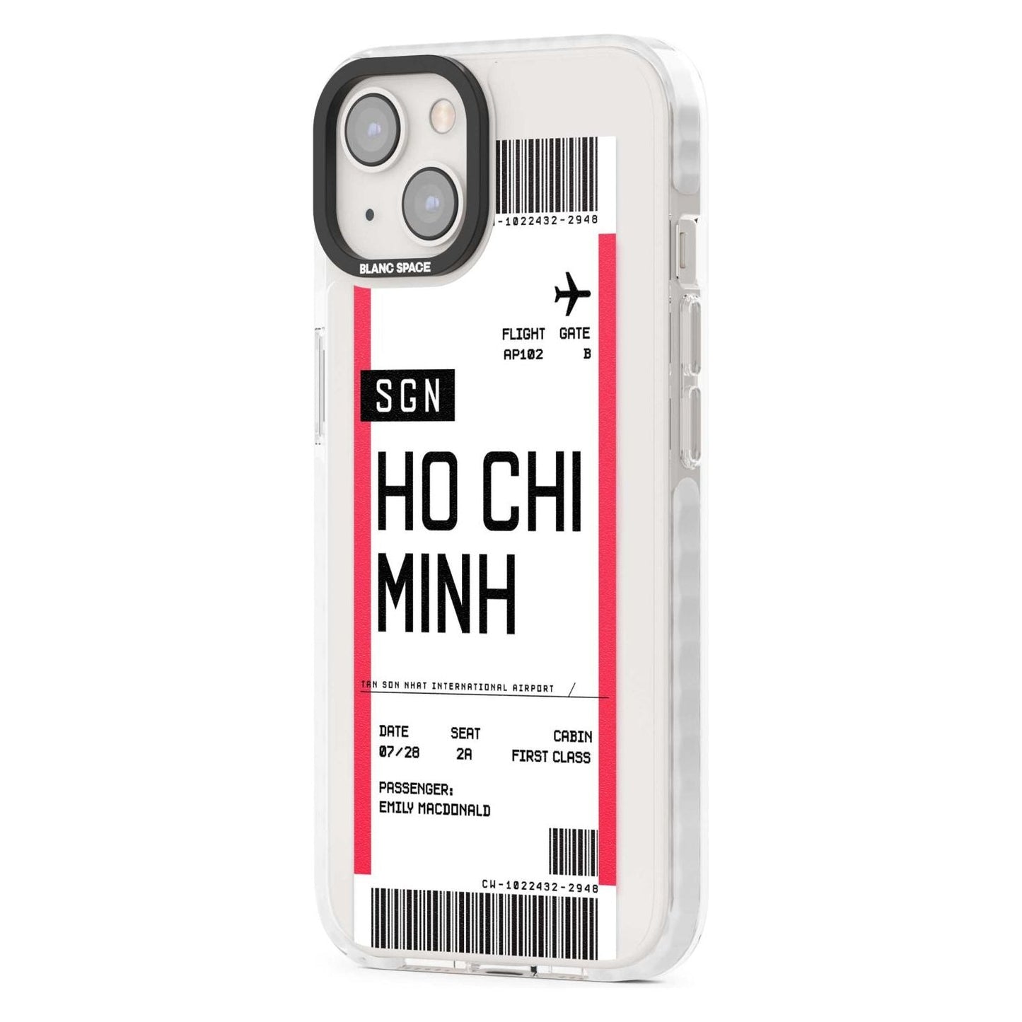 Personalised Ho Chi Minh Boarding Pass