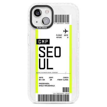 Personalised Seoul Boarding Pass