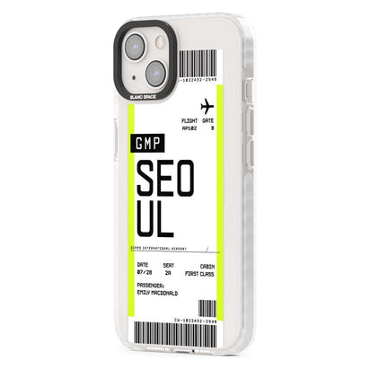 Personalised Seoul Boarding Pass
