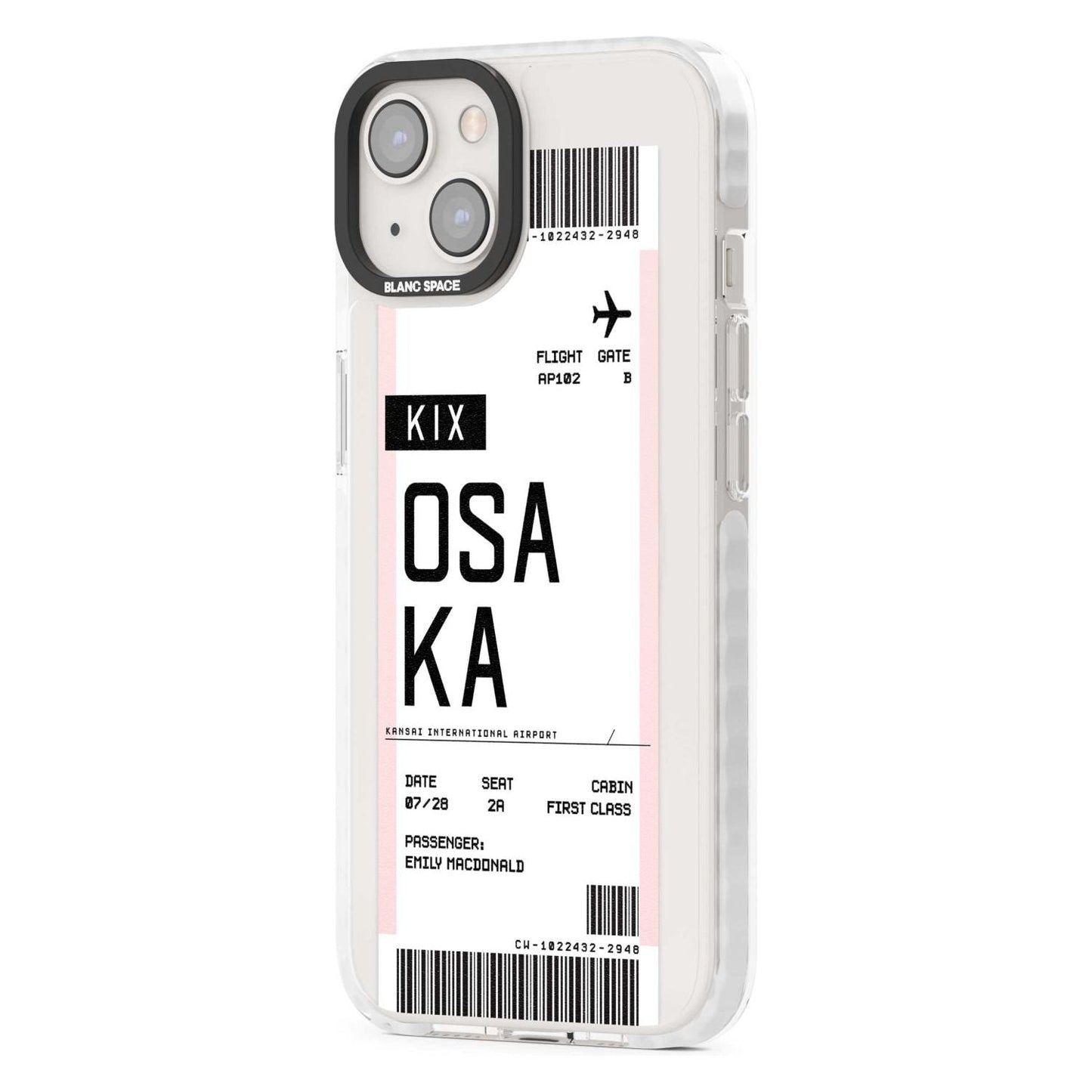 Personalised Osaka Boarding Pass