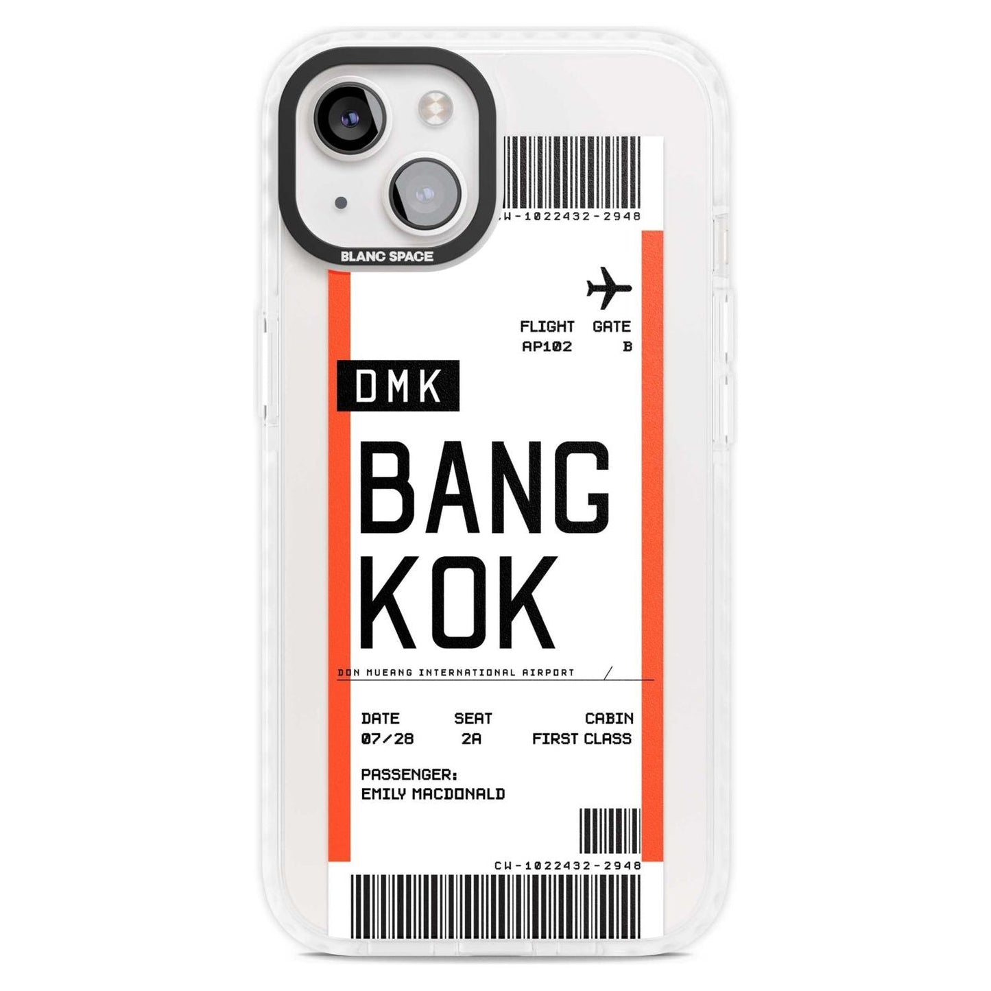 Personalised Bangkok Boarding Pass