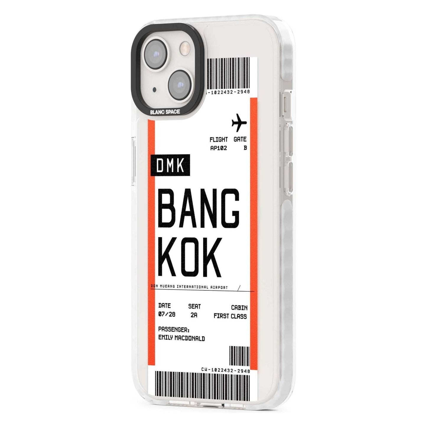 Personalised Bangkok Boarding Pass