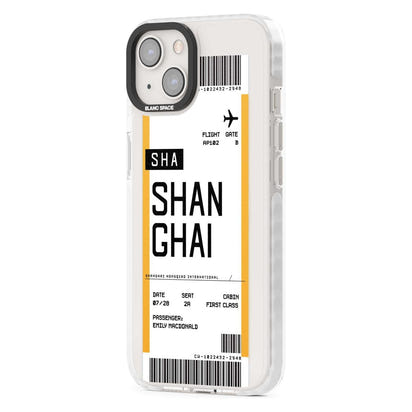Personalised Shanghai Boarding Pass