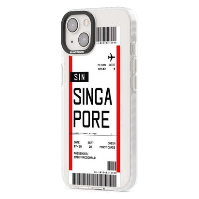 Personalised Singapore Boarding Pass