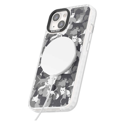 Dunkelgraue Katzentarnung