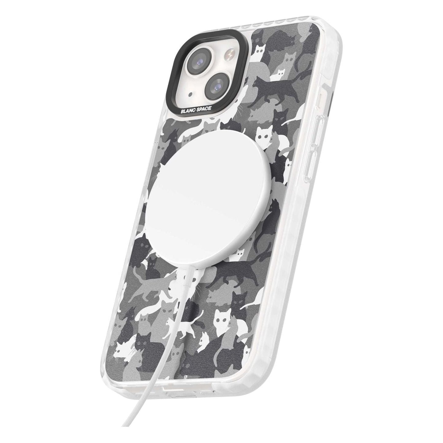 Dunkelgraue Katzentarnung