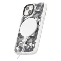 Dunkelgraue Katzentarnung