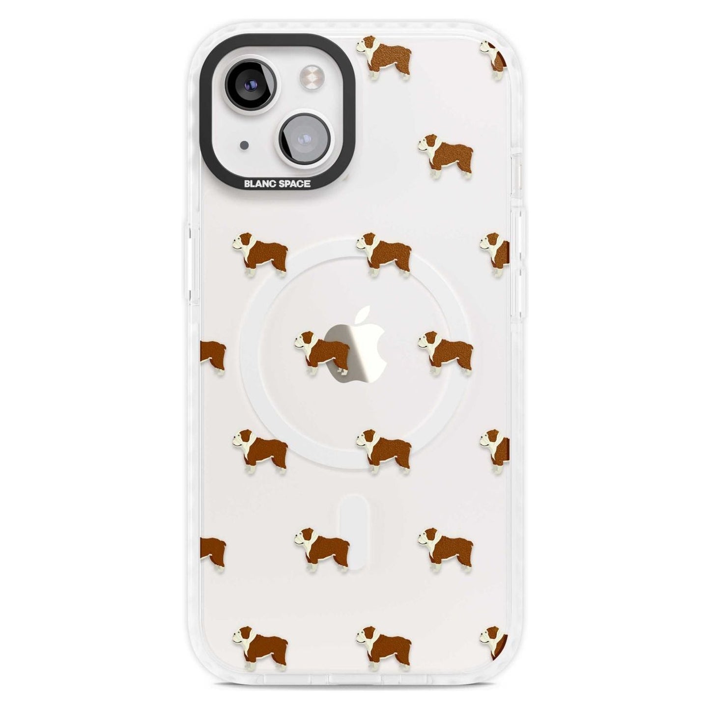 Motif bouledogue clair