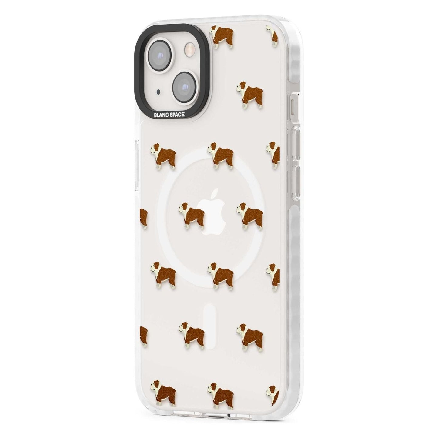 Motif bouledogue clair