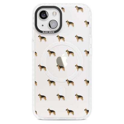 German Shepherd Pattern Clear