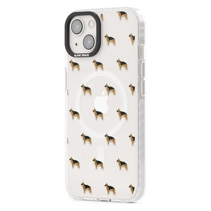 German Shepherd Pattern Clear