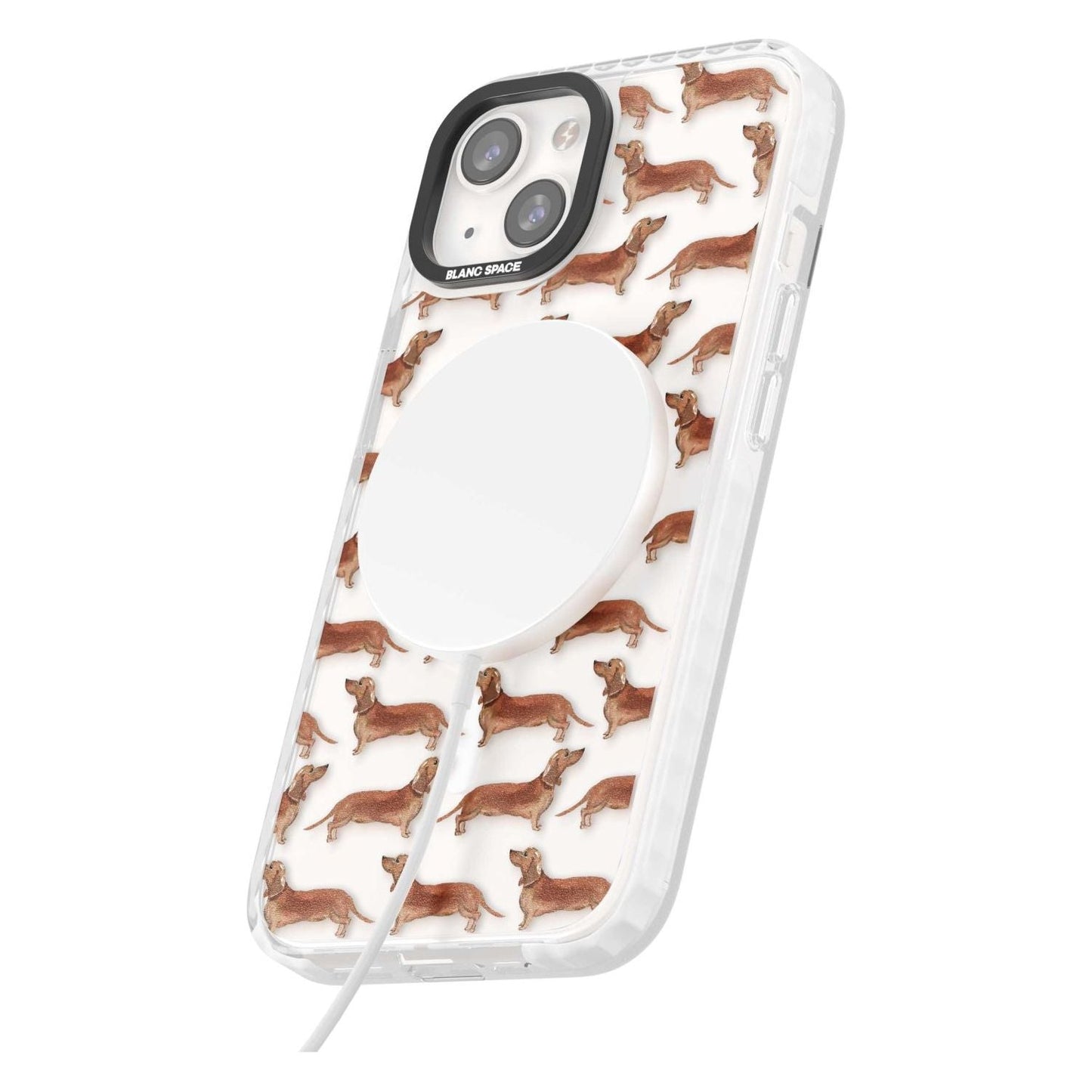 Dachshund Watercolor Dog Pattern